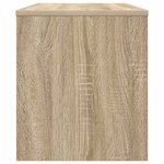 vidaXL Meuble TV Chêne Sonoma 80 x 35 x 40 cm Bois d'ingénierie