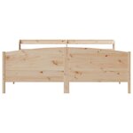 vidaXL Cadre de lit sans matelas 180x200 cm bois massif de pin