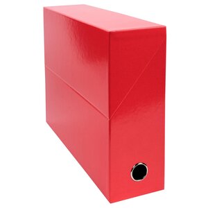 Boite Transfert Dos 90mm Iderama - Rouge - X 5 - Exacompta