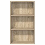 vidaXL Armoire murale de salle de bain Chêne Sonoma 40 x 14 x 70 cm