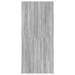 vidaXL Armoire à chaussures Gris Sonoma 80x35 5x180 cm Bois d'ingénierie
