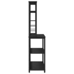 vidaXL Étagère de cuisine Chêne noir 100 x 40 x 168 cm