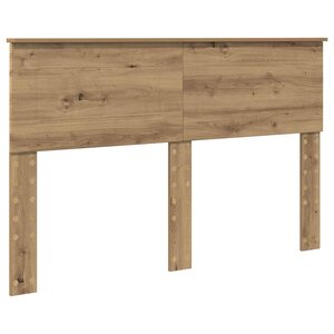 vidaXL Tête de lit Chêne artisanal 140 cm Bois d'ingénierie