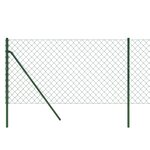 vidaXL Clôture en mailles de chaîne vert 1 1x10 m