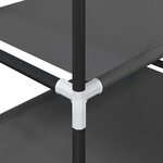 vidaXL Étagère à chaussures 5 niveaux 44x28x94 cm tissu non-tissé