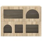 vidaXL Buffet Chêne Sonoma 80 5 x 35 x 59 cm Bois d'ingénierie