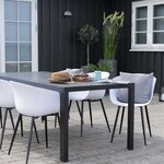 4 Fauteuils de jardin blanc RODA