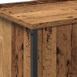 vidaXL Meuble TV en Bois Ancien Bois ancien Bois 60 x 35 x 45 cm Durable
