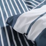 Housse de couette 240 x 200 cm -Bleu et Blanc