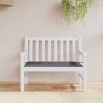 vidaXL Coussin de banc de jardin anthracite 120x50x3 cm tissu oxford