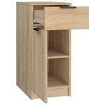 vidaXL Armoire de bureau Chêne sonoma 33 5x50x75 cm Bois d'ingénierie