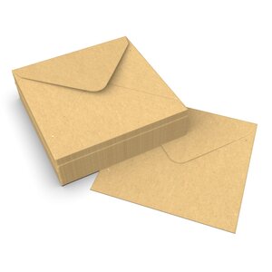Lot de 250 enveloppe mouchetée 130x130 mm