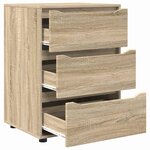 vidaXL Armoire de rangement Chêne Sonoma 60 x 48 x 81 cm