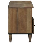 vidaXL Meuble TV Marron 100 x 33 5 x 46 cm Bois de mangue massif