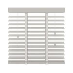 Decosol Store horizontal Bois 50 mm 60x130 cm Blanc