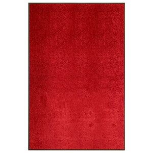 vidaXL Paillasson lavable Rouge 120x180 cm