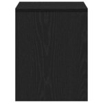 vidaXL Tabouret de dressing Chêne noir 70 x 35 x 45 cm