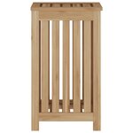 vidaXL Bac à linge 35x25x60 cm bois de teck massif