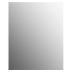vidaXL Miroir mural sans cadre avec lampes LED Rectangulaire Verre