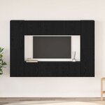 vidaXL Ensemble meuble TV 8 Pièces Chêne Noir 181 x 30 x 120 cm