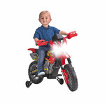 Feber moto pour enfants motor cross 400f 6v rouge et noir