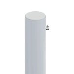 vidaXL Auvent latéral rétractable Crème 220x1000 cm