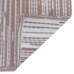 Vidaxl tapis d'extérieur marron 190x290 cm pp