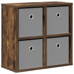 vidaXL Buffet Chêne fumé 49 5 x 22 x 47 cm