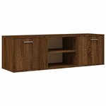 vidaXL Meuble TV chêne marron 120x34x37 cm bois d'ingénierie
