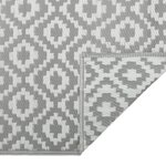 vidaXL Tapis d'extérieur Gris 160x230 cm PP