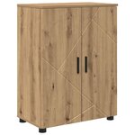 vidaXL Ensemble de mobilier de salle de bain 4 Pièces Chêne artisanal