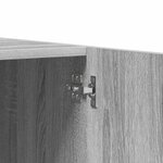 vidaXL Garde-robe Sonoma gris 90x52x200 cm Bois d'ingénierie