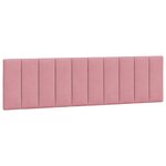 VidaXL Cadre de lit sans matelas rose 180x200 cm velours