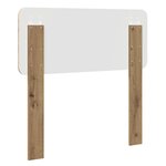 vidaXL Tête de lit Chêne artisanal 100 cm Bois d'ingénierie