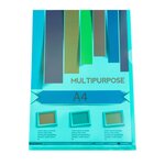 Sachet de 100 pochettes coin polypropylène - A4 - Couleurs assorties EXACOMPTA