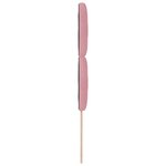 vidaXL Tête de lit LED Rose 90 cm Velours