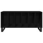 Buffet à enregistrement vidaXL Noir Chêne 100x38x48 cm Bois d'ingénierie