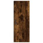 vidaXL Armoire murale chêne fumé 34 5x34x90 cm