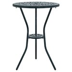 Ensemble Bistro de Jardin en Aluminium Couleur Verte 3 Pièces vidaXL