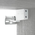 vidaXL Ensemble de meubles TV 2 Pièces Sonoma gris Bois d'ingénierie