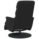 vidaXL Fauteuil de massage inclinable Noir 71 x 98 x 106 cm