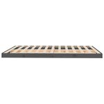 vidaXL Cadre de lit sans matelas gris 150x200 cm bois de pin massif