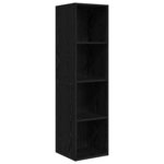 vidaXL Ensemble de meubles TV 3 Pièces Chêne noir Bois d'ingénierie