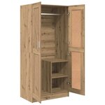 vidaXL Armoire Chêne artisan 82 5 x 51 5 x 180 cm Bois d'ingénierie