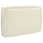vidaXL Set de coussins de palette 3 Pièces Crème 120 x 80 x 12 cm
