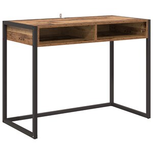 vidaXL Bureau Bois Ancien 100 x 50 x 75 cm Bois d'ingénierie