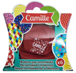 Ballons de baudruche prénom Camille