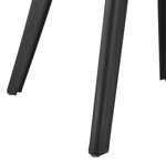 Lot de 2 chaises de cuisine salle à manger 83 cm gris et noir 03_0003630