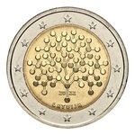 2 euros commémorative Lettonie 2022 - La Banque de Lettonie.