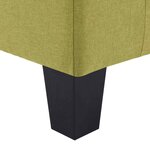 vidaXL Canapé Vert tissu